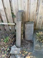 GRATIS: ca 36 meter borderrand / opsluitband antraciet, Tuin en Terras, Tegels en Klinkers, Ophalen, Gebruikt, Beton, Terrastegels