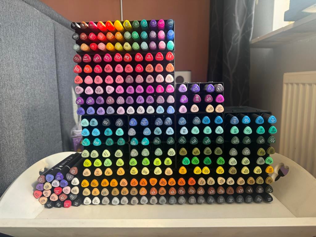 Decotime Alcoholmarkers Set - 299 Stuks, Hobby en Vrije tijd, Ophalen of Verzenden, Zo goed als nieuw, Potlood of Stift