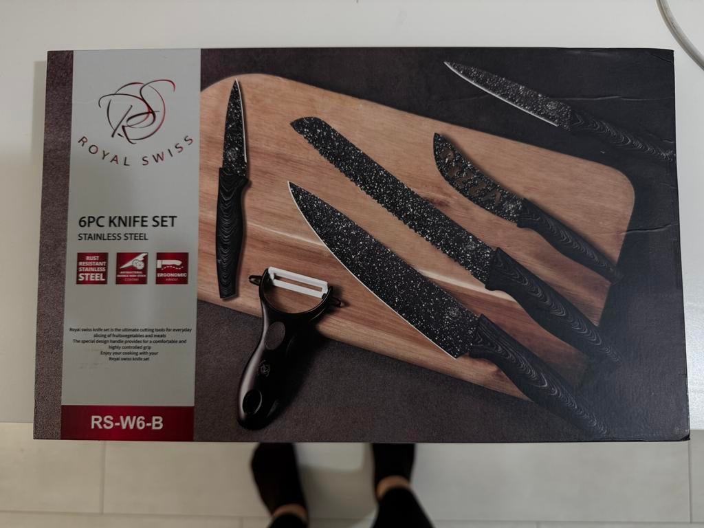 Messenset, Ophalen, Zo goed als nieuw, Rvs of Chroom