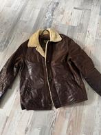 Heren pall mall winterjas leer., Ophalen of Verzenden, Gedragen, Maat 48/50 (M), Bruin