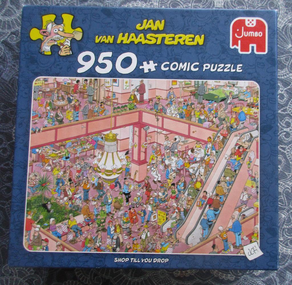 legpuzzel Jan van Haasteren 950 stukjes -shop till you drop, Ophalen of Verzenden, 500 t/m 1500 stukjes, Zo goed als nieuw, Legpuzzel