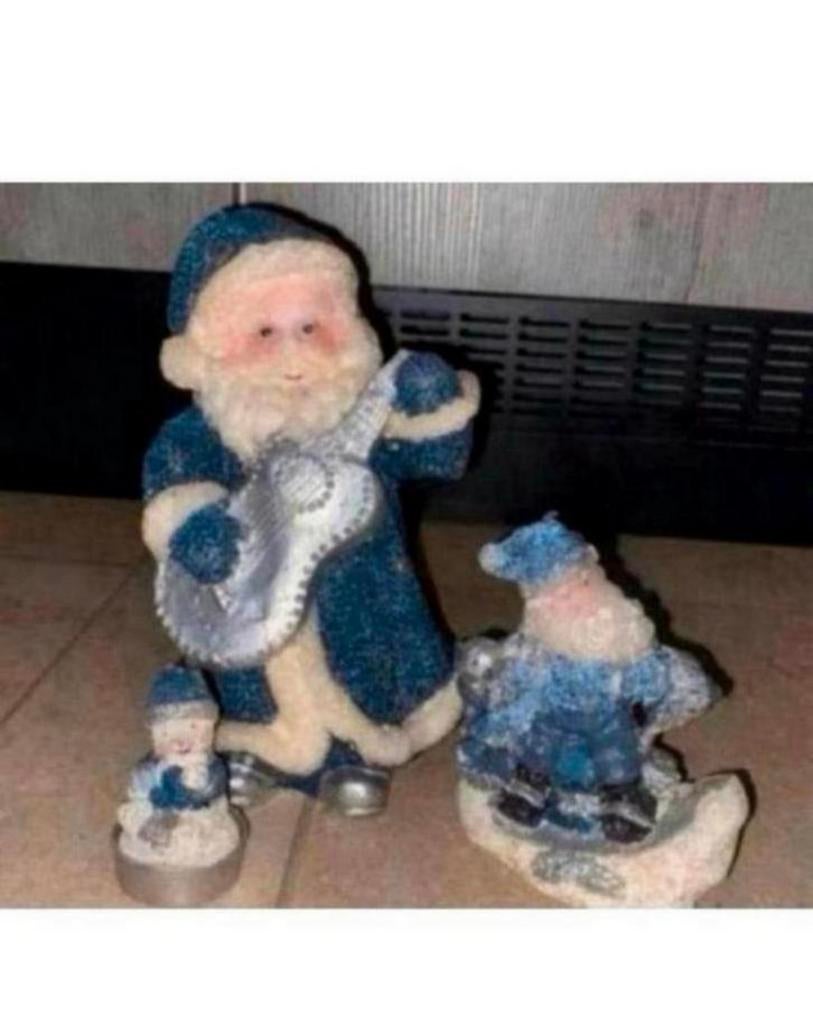 Kerst  Kerstman kaarsen 3 stuks, Diversen, Kerst, Ophalen of Verzenden, Nieuw