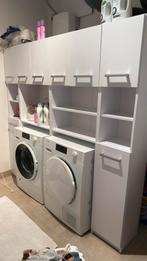 Wasmachine en droger kast, Ophalen, Zo goed als nieuw, 95 cm of meer