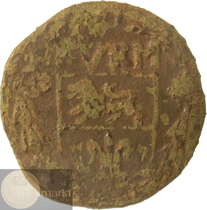 Roermond - Duit 1633, Postzegels en Munten, Munten | Nederland, Losse munt, Overige waardes, Vóór koninkrijk, Ophalen of Verzenden