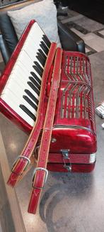 Italianse Accordeon Borsini 80bass met org.riem, Ophalen of Verzenden, Overige merken