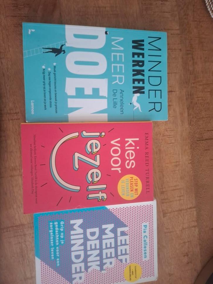 Set van 3 zelfhulpboeken, Boeken, Overige Boeken, Ophalen of Verzenden
