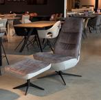 Xooon fauteuil relax verstelbaar grijs stof, Ophalen, Nieuw, 75 tot 100 cm, 50 tot 75 cm