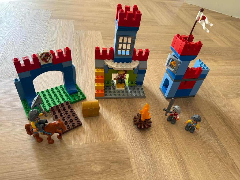Duplo koningskasteel, Ophalen, Inclusief minifiguren, Gebruikt, Duplo