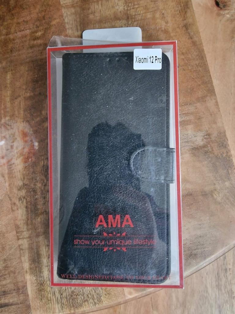 AMA Hoesje voor Xiaomi 12 Pro - Zwart, Ophalen of Verzenden