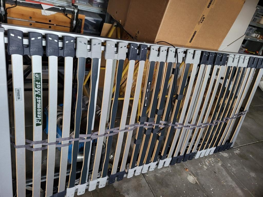 Electrisch lattenbodem.(90  200), Ophalen, Gebruikt, Eenpersoons, 90 cm