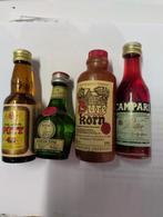 4 Miniatuur Flesjes Drank, Verzamelen, Ophalen of Verzenden, Gebruikt, Overige gebieden, Overige typen
