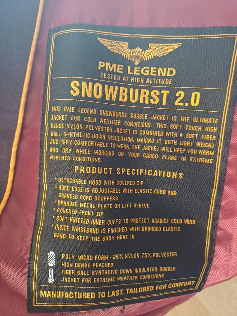 PME LEGEND WINTERJAS, Kleding | Heren, Jassen | Winter, Verzenden, Gedragen, Overige maten