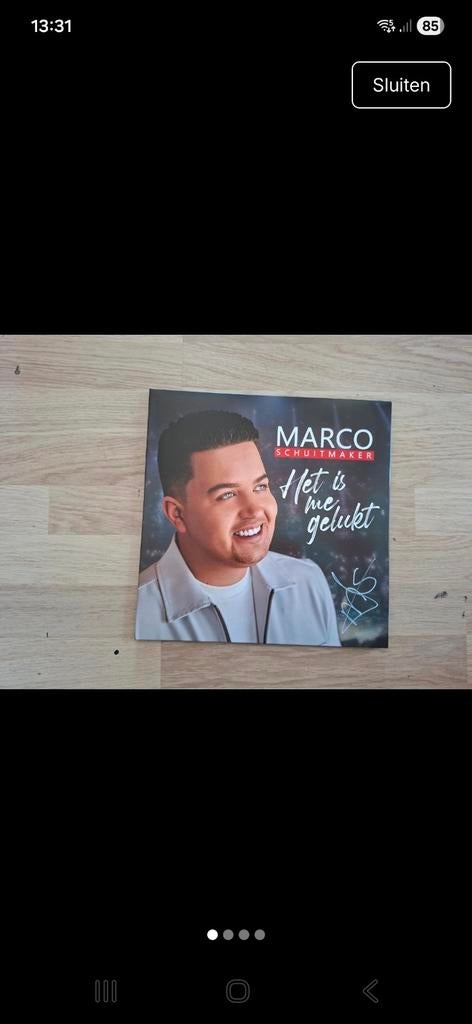 marco schuitmaker het is me gelukt lp rood vinyl met handtek, Ophalen of Verzenden, Nieuw in verpakking, 12 inch, Levenslied of Smartlap