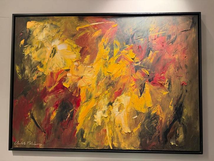 Schilderij Charlotte Molenkamp - Abstracte expressie, Antiek en Kunst, Kunst | Schilderijen | Abstract, Ophalen