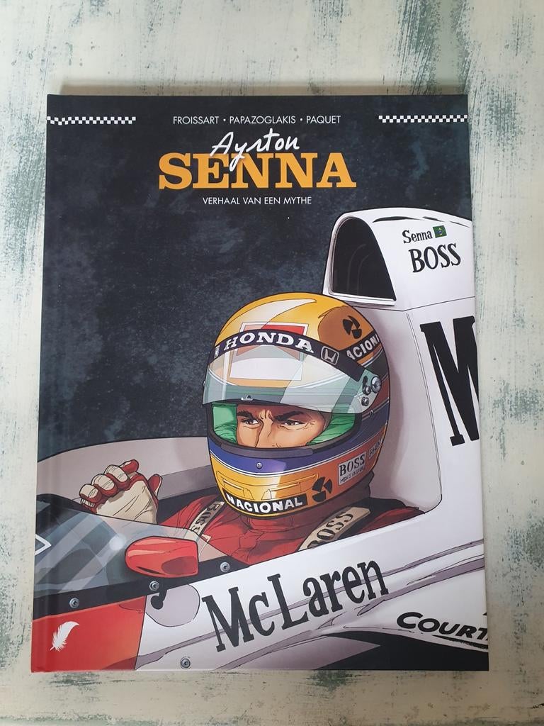 Ayrton Senna - Verhaal van een Mythe stripboek, Boeken, Ophalen of Verzenden