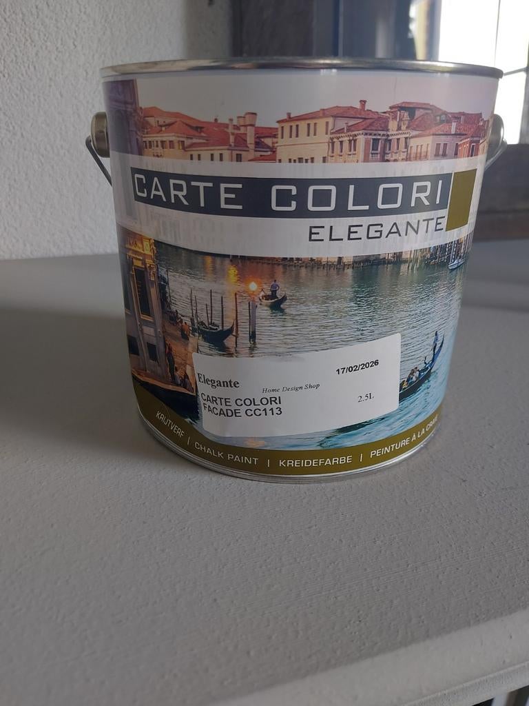 Carte colori krijtverf facade 2.5 liter, Ophalen, Nieuw