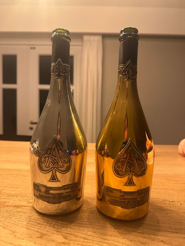 Lege Armand de Brignac champagneflessen, Ophalen of Verzenden, Gebruikt