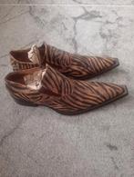 Unieke Zebraprint Schoenen - Puntneus, Ophalen of Verzenden, Gedragen, Bruin, Onbekend