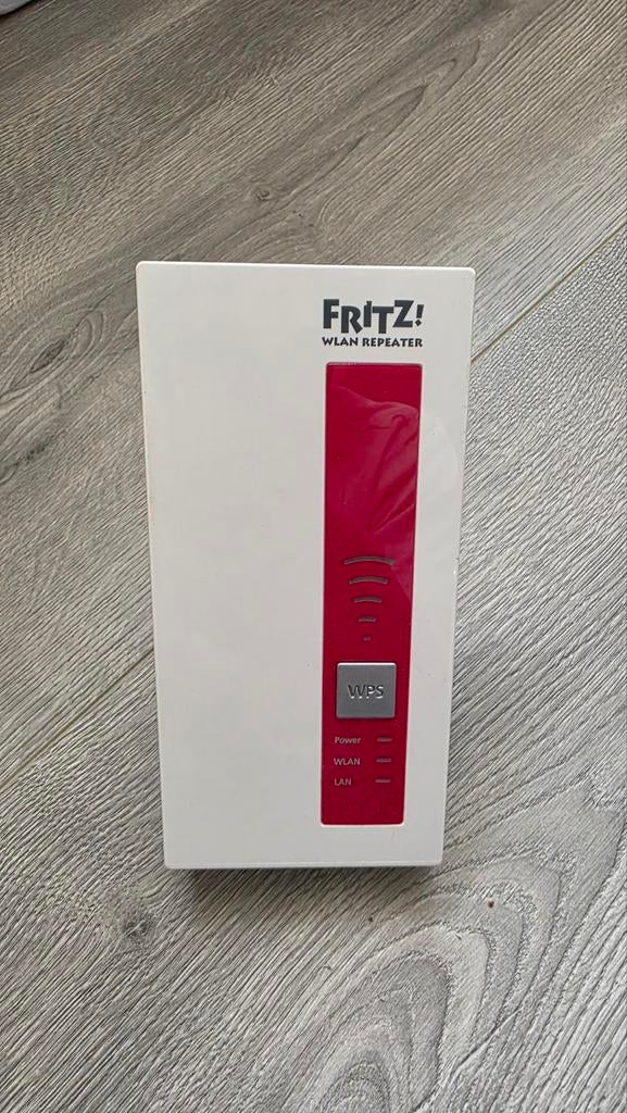 FRITZ!WLAN Repeater 1750E, Computers en Software, WiFi-versterkers, Ophalen of Verzenden, Zo goed als nieuw, Fritz