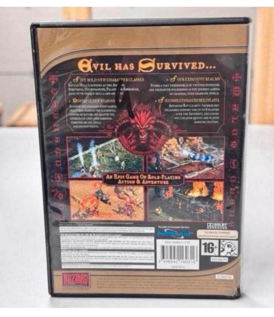 PC-Mac CD-rom best-seller Diablo II 2 met boekje en code, Spelcomputers en Games, Games | Pc, 1 speler, Ophalen of Verzenden, Zo goed als nieuw