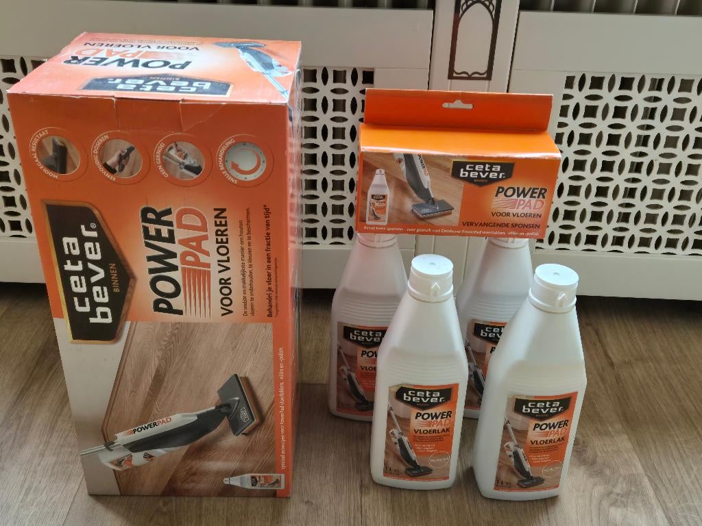 CetaBever Powerpad vloerlak pakket, nieuw, Overige kleuren, Verzenden, Nieuw, Lak