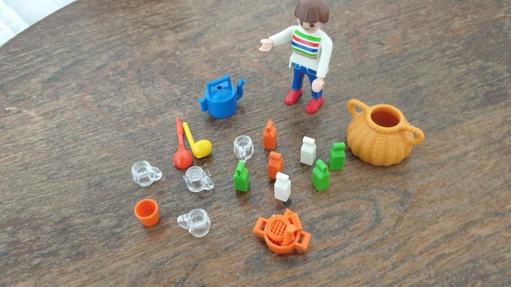 Vintage Playmobil Meisje met accessoires, Ophalen of Verzenden, Gebruikt