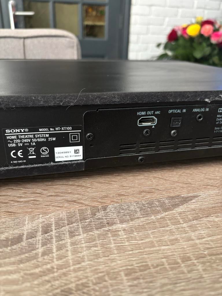 Sony HT-XT100 Soundplate - Krachtig geluid voor je TV, Ophalen, Bluetooth, Gebruikt