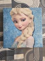 Frozen Elsa Canvas Schilderij - Wanddecoratie Kinderkamer, Ophalen, Gebruikt, Wanddecoratie
