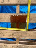 Gekleurd glas, Gebruikt, Minder dan 80 cm, 80 tot 120 cm, Ophalen of Verzenden