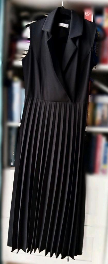 Manzaram jurk, Kleding | Dames, Gelegenheidskleding, Zo goed als nieuw, Maat 38/40 (M), Zwart, Ophalen of Verzenden