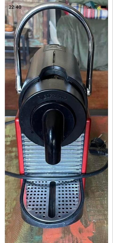 Nespresso Pixie Espressomachine - Rood, Witgoed en Apparatuur, Koffiezetapparaten, Gebruikt, Espresso apparaat, Ophalen of Verzenden