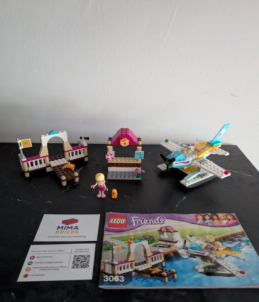 Lego Friends 3063 Heartlake City Watervliegtuig, Lego, Lego, Ophalen of Verzenden, Zo goed als nieuw