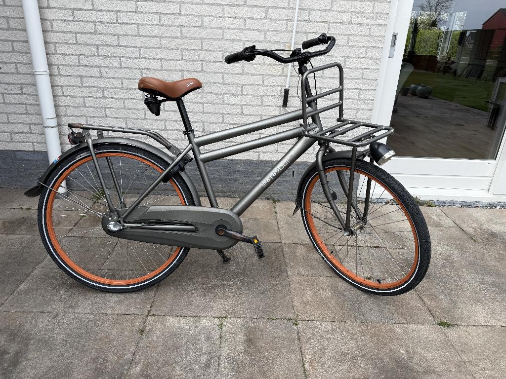 Stoere jongensfiets, Fietsen en Brommers, Fietsen | Dames | Damesfietsen, Ophalen, Terugtraprem, Gebruikt, Versnellingen