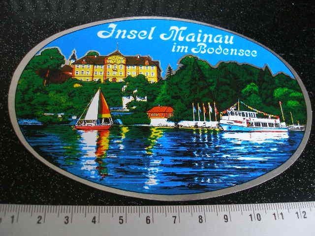 folie sticker insel mainau im bodensee, Verzenden, Zo goed als nieuw, Overige typen