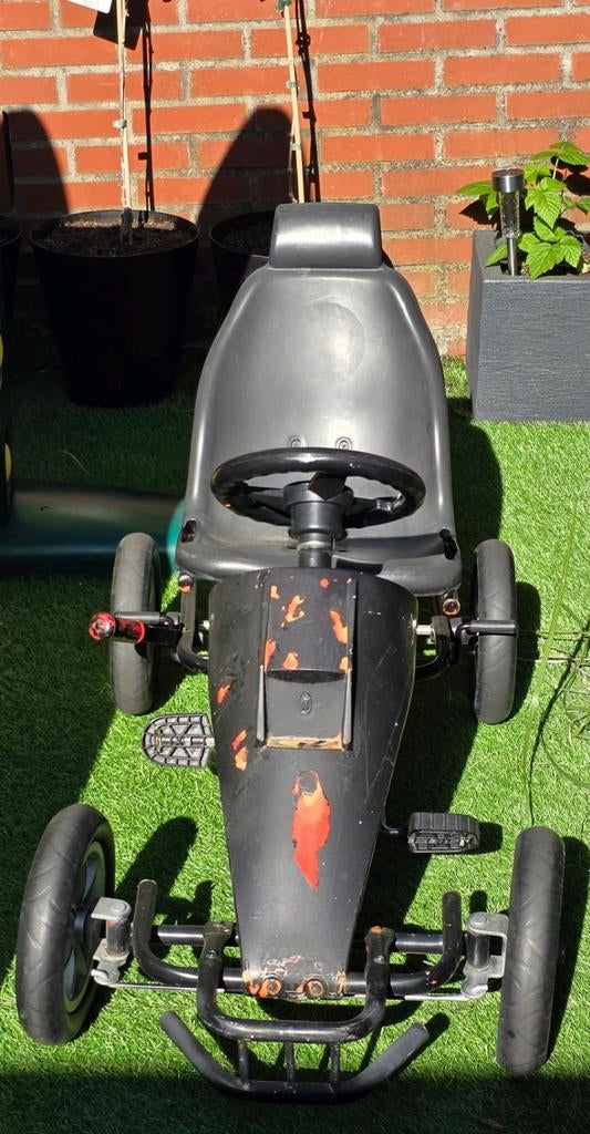 Skelter, zwart met lakschade, Ophalen