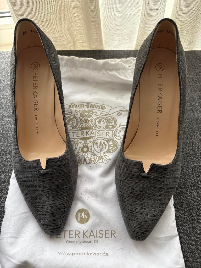 Peter Kaiser Pumps - Grijs - Maat 37, Ophalen of Verzenden, Zo goed als nieuw, Grijs, Pumps