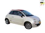 Fiat 500 C 0.9 TwinAir Lounge cabrio parelmoer lage km, Euro 5, 86 pk, Gebruikt, 31 €/maand