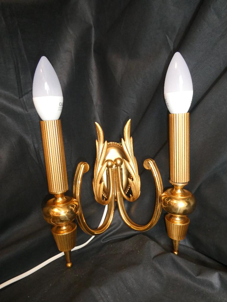 Hollywood Regency Sciolari wandlamp, Ophalen of Verzenden, Gebruikt, Metaal, Hollywood Regency-stijl