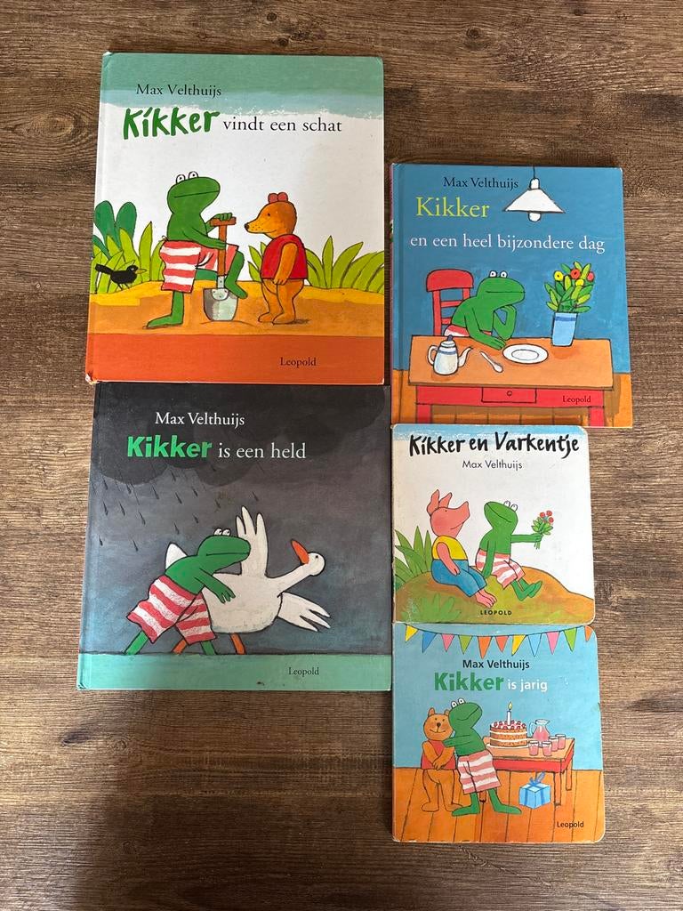 Kikker boeken van Max Velthuijs - 5 stuks, Ophalen of Verzenden, Gelezen, Fictie algemeen