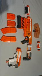 Nerf Geweren Set + Extra Onderdelen & Pijltjes, Ophalen, Gebruikt, Jongen of Meisje