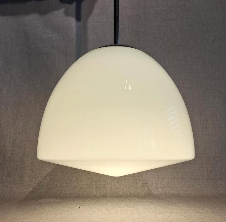 Vintage Gispen Giso Hanglamp, Huis en Inrichting, Lampen | Hanglampen, Minder dan 50 cm, Glas, Hout, Kunststof, Metaal, Ophalen of Verzenden