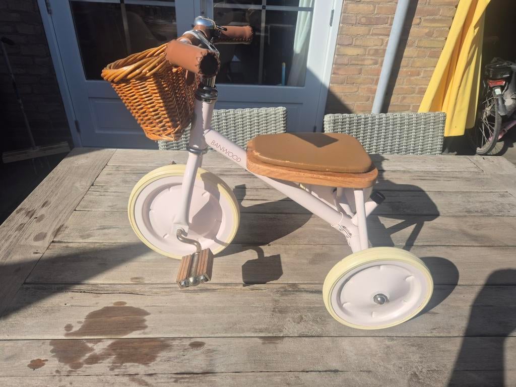 Banwood loopfiets met zijwielen - Zo goed als nieuw, Ophalen, Zo goed als nieuw, Banwood, Duwstang