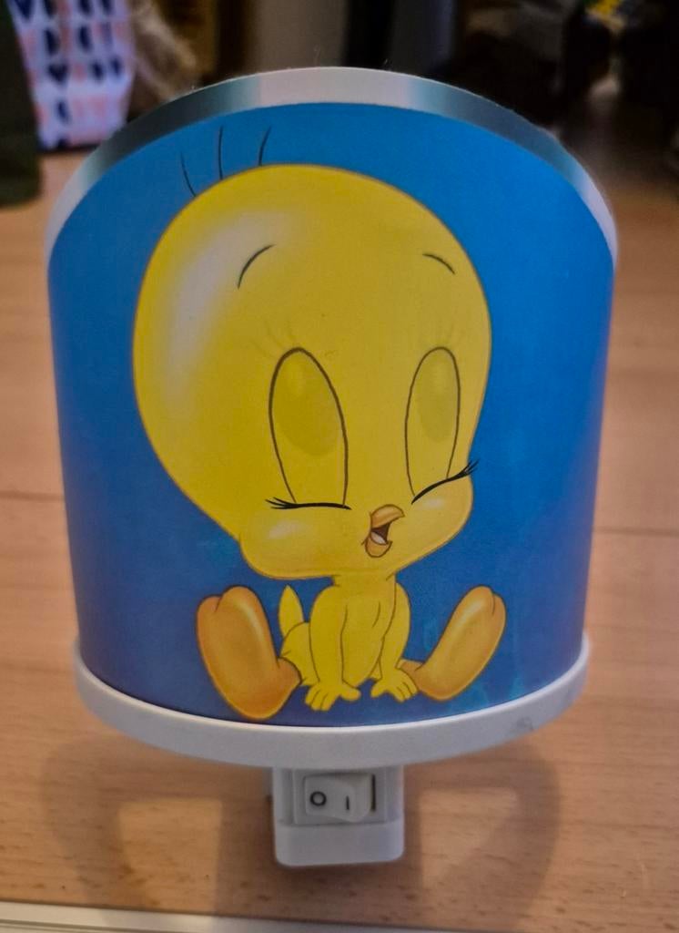 Tweety Nachtlampje, Ophalen, Kunststof, Kindvriendelijk, Zo goed als nieuw