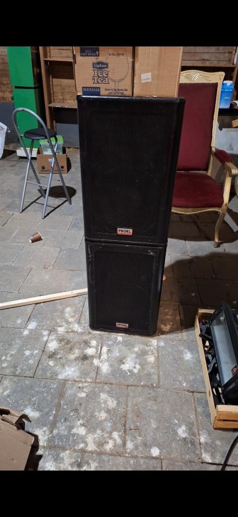 2 x Proel speakers, Ophalen, 120 watt of meer, Front, Rear of Stereo speakers, Overige merken