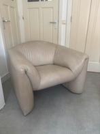 Prachtige chunky Leolux fauteuil, Huis en Inrichting, Fauteuils, Ophalen, Gebruikt, 75 tot 100 cm, Leer