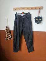 H&m mom jeans grijs zwart als nieuw maat 38 m, H&M, Zwart, Ophalen of Verzenden, Zo goed als nieuw