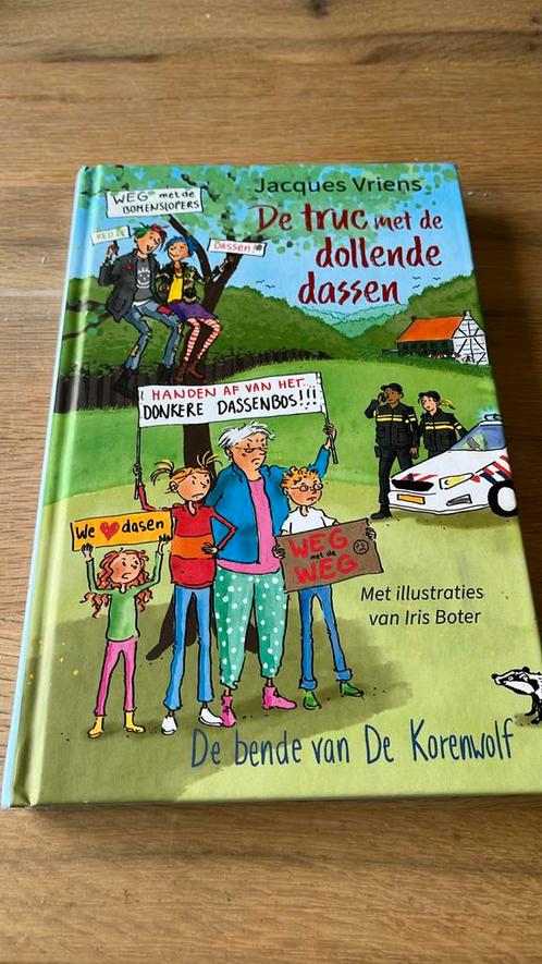 Jacques Vriens - De truc met de dollende dassen, Boeken, Kinderboeken | Jeugd | onder 10 jaar, Zo goed als nieuw, Ophalen of Verzenden