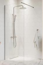 Douchewand Florida 70 x 200 cm chroom - Inloopdouche 8 mm, Ophalen, Zo goed als nieuw, Chroom, Douche