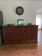 Massief eiken dressoir meubel, Ophalen of Verzenden, Zo goed als nieuw, 25 tot 50 cm, 200 cm of meer