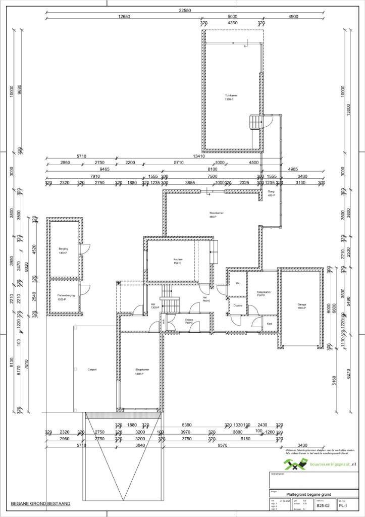 Bouwtekening nodig? Dakkapel, aan of uitbouw?, Doe-het-zelf en Verbouw, Overige Doe-het-zelf en Verbouw, Nieuw, Verzenden